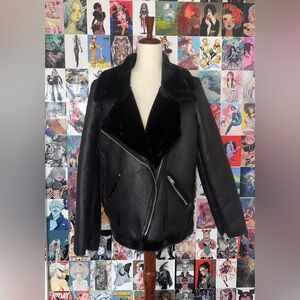 Princess Polly Faux Leather Jacket 🖤